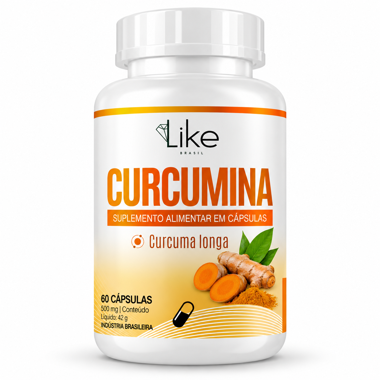 Curcumina - Suplemento Alimentar Like - 60un